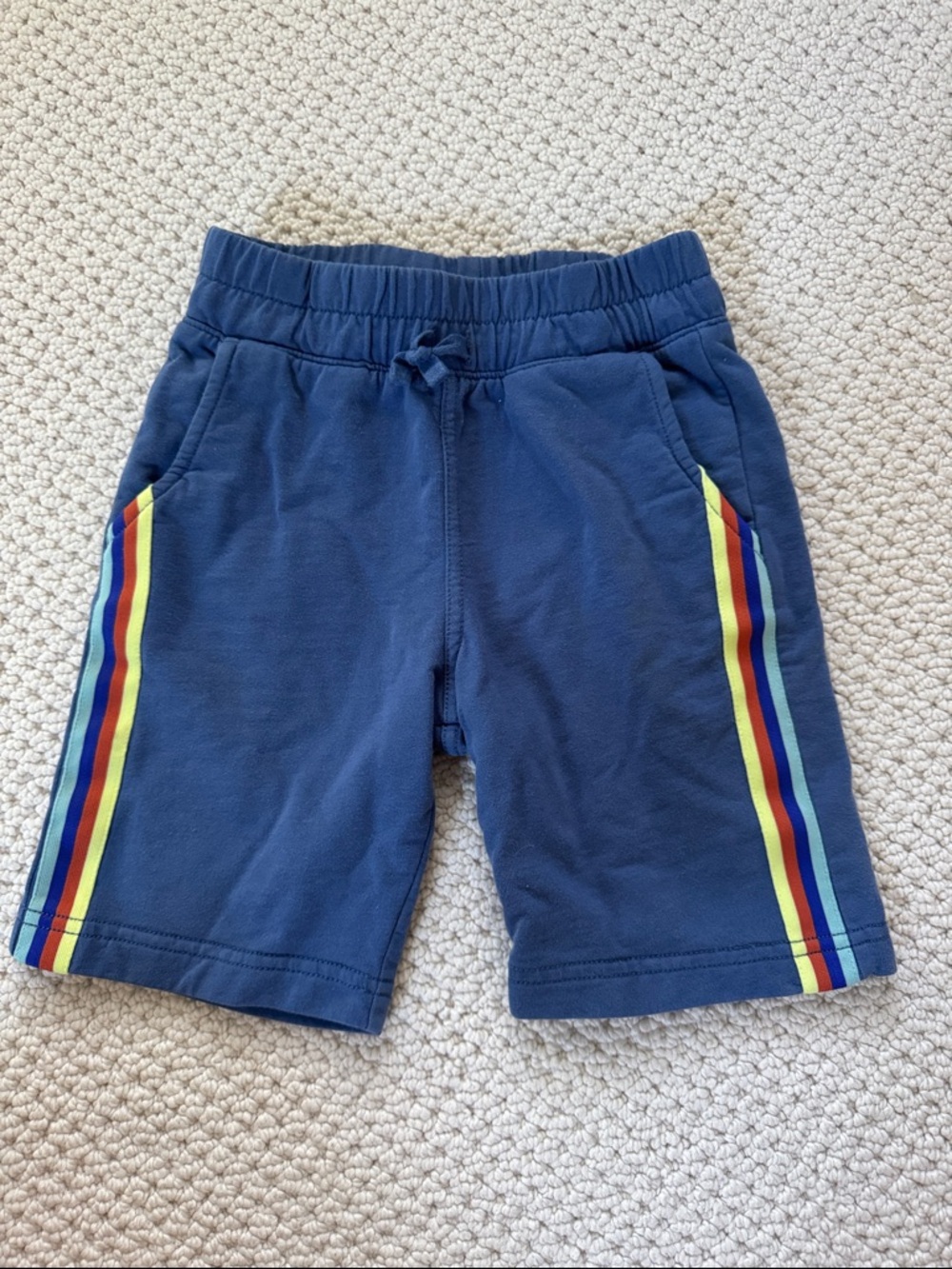 Kids' Rainbow Stripe Shorts - Blue